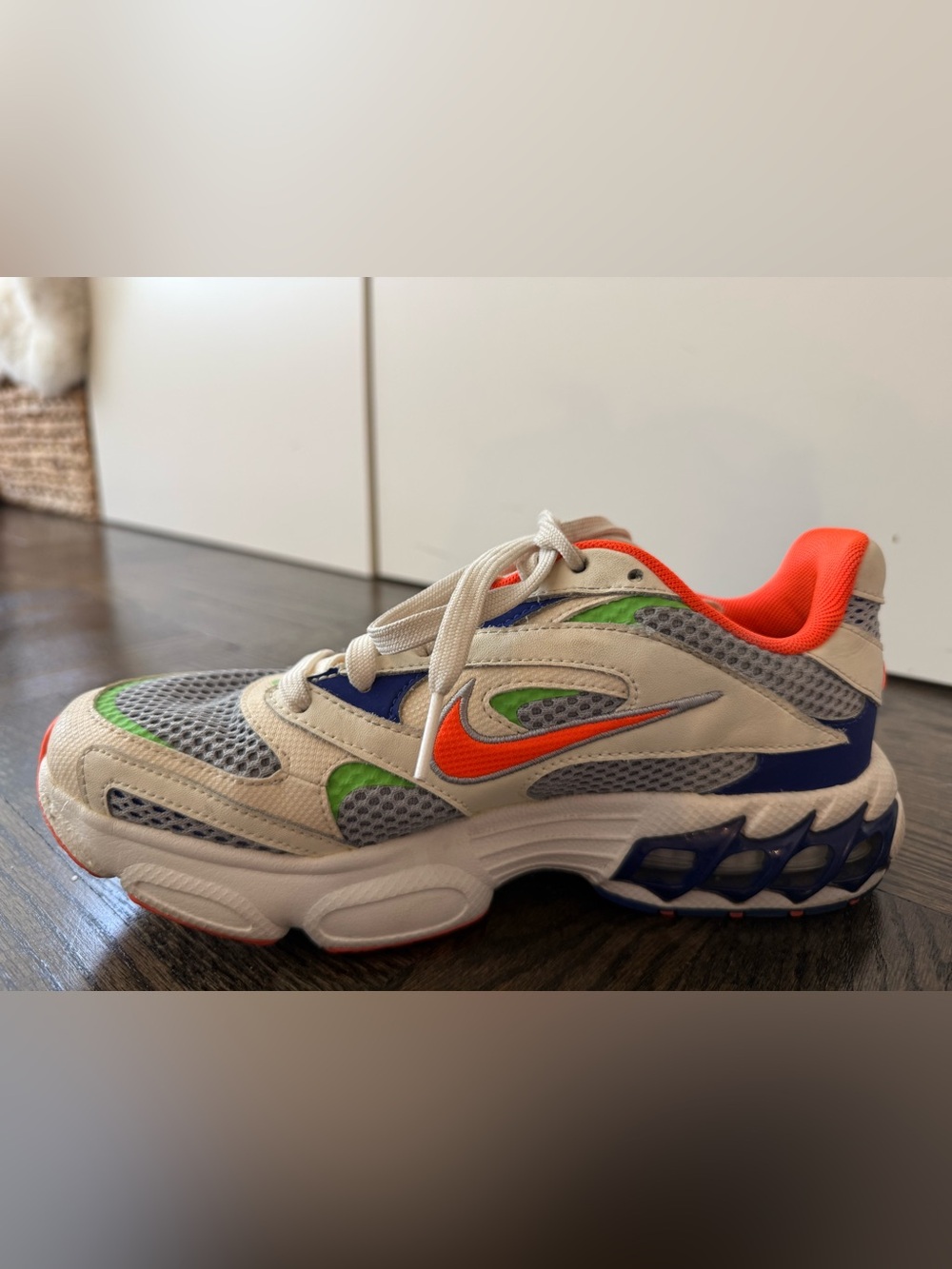 Nike Zoom Air Fire Sail Blue Crimson - Picture 4 of 12